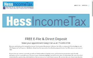 Hess Bookkeeping & Income Tax