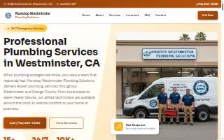 Nonstop Westminster Plumbing Solutions