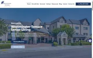 Westminster Terrace Senior Living website