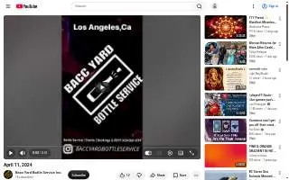 Bacc Yard Bottle Service & Alcohol Delivery website