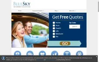 Blue Sky website