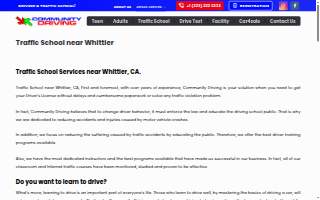 Community Driving School of Whittier