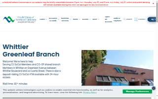 Credit Union of Southern California website