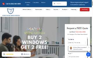 Family Home Improvements website