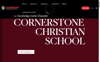 Cornerstone Christian School website