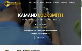 Kamand locksmith,Co of Wildomar website