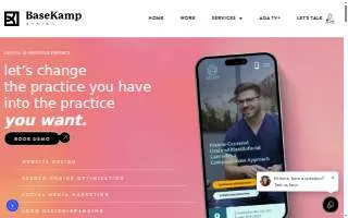Basekamp Design website