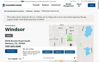Columbia Bank of Windsor