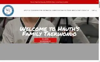 Hauth's Taekwondo website