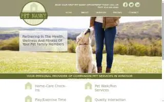 Windsor Pet Nanny Ltd website