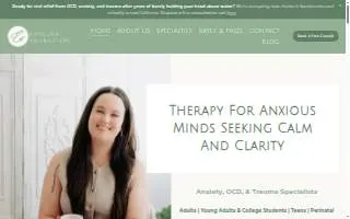 Evoluer Counseling website