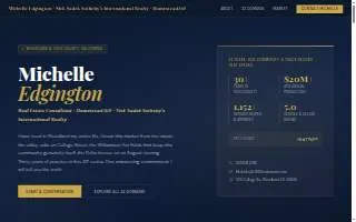 Michelle Edgington, Real Estate Consultant website