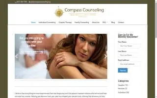 Compass Counseling of Yorba Linda website
