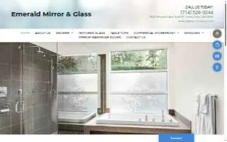 Emerald Mirror & Glass website