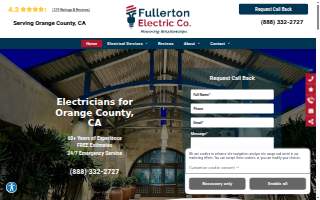 Fullerton Electric, Co website
