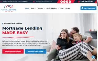 Your Favorite Lenders website