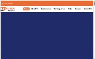 Bajwa Movers Handyman Services website