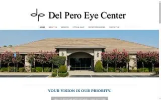 Del Pero Eye Center website
