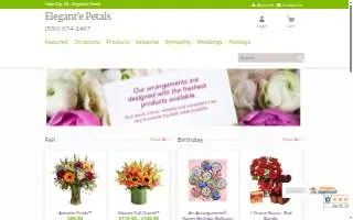 Elegante' Petals website