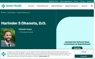 Harinder S Dhanota, D.O.