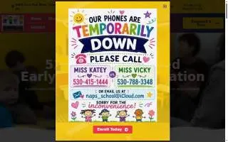 New Adventures Preschool website