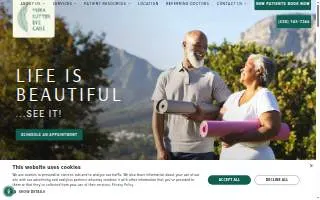 Yuba Sutter Eye Care website