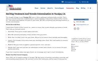 Craig & Sons Termite & Pest Control, Inc of Yucaipa