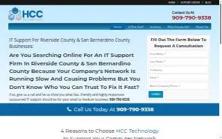 HCC Technology website