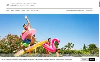 Dedicated Pool & Spa Store website