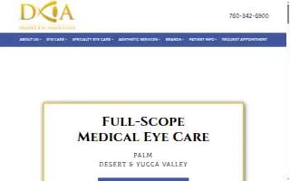 Desert Eye Associates of Yucca Valley website