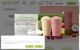 Juice It Up! of Yucca Valley website