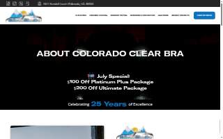 Colorado Clear Bra