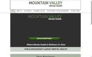 Mountain Valley Mental Health, LLC website
