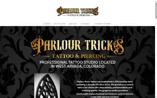 Parlour Tricks Tattoo website