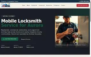 Aurora Colorado Locksmith 247 website