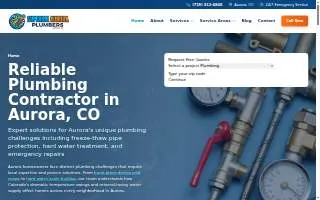 Aurora Superior Plumbing website