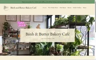 Banh & Butter Bakery Cafe of Aurora website