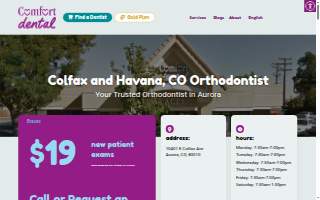 Comfort Dental Braces Colfax and Havana - Aurora