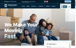 Crosley Family Moving LLC website