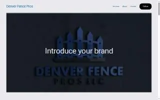 Denver Fence Pros website