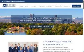 Denver Private Wealth Management website