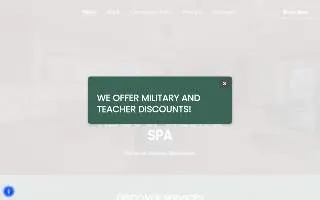 Heads Up Salon & Spa website