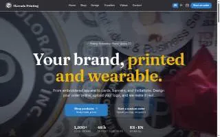 Herrada Printing of Colorado, Inc. website