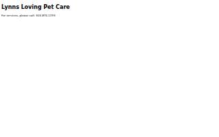 Lynns Loving Pet Care