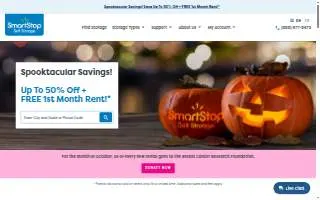 SmartStop Self Storage of Aurora website