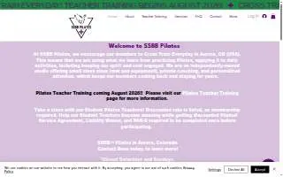 SSBB Pilates website