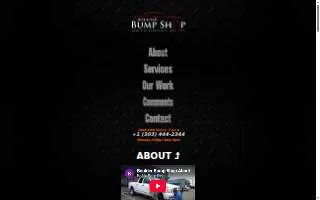 Boulder Bump Shop website