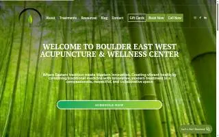 Boulder East West Acupuncture website