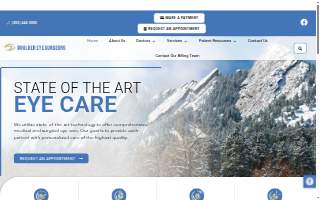 Boulder Eye Surgeons website