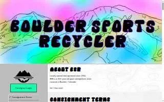 Boulder Sports Recycler website